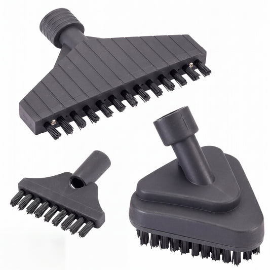 3 Brush Kit, Includes Small and Large Grout Brush and Soft Bristled Triangle Brush